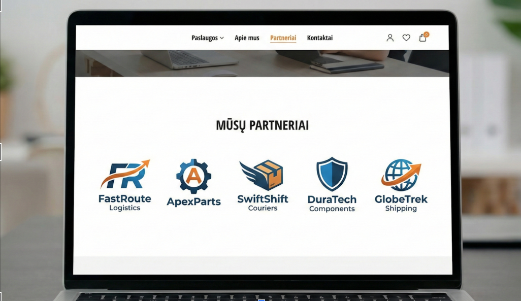 partnerių logotipai